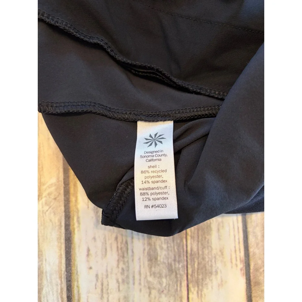Athleta Women's Size 6 Jogger Pants Black Hiking Travel Sporty Athleisure Ru nng